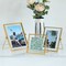 Fabulaxe Modern Metal Floating Tabletop Photo Picture Frame with Glass Cover and Easel Stand, Gold 5 x 7 QI004066.GD.L - alternate 7